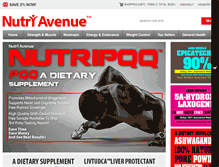 Tablet Screenshot of nutriavenue.com
